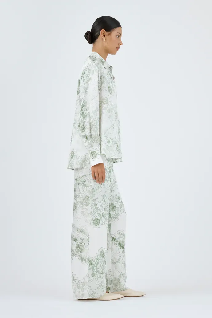 Fez Pant - Sari Lace Orchid