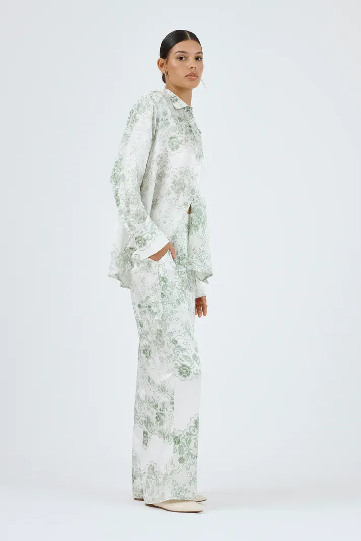 Fez Pant - Sari Lace Orchid