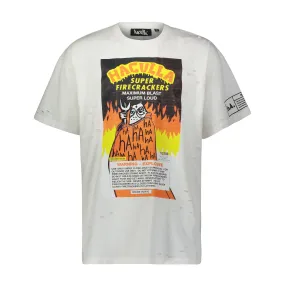 FIRECRACKER VINTAGE TEE OFF WHITE