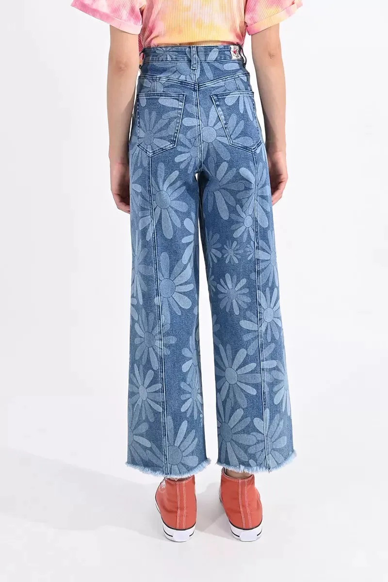 Flower Power Denim Pant