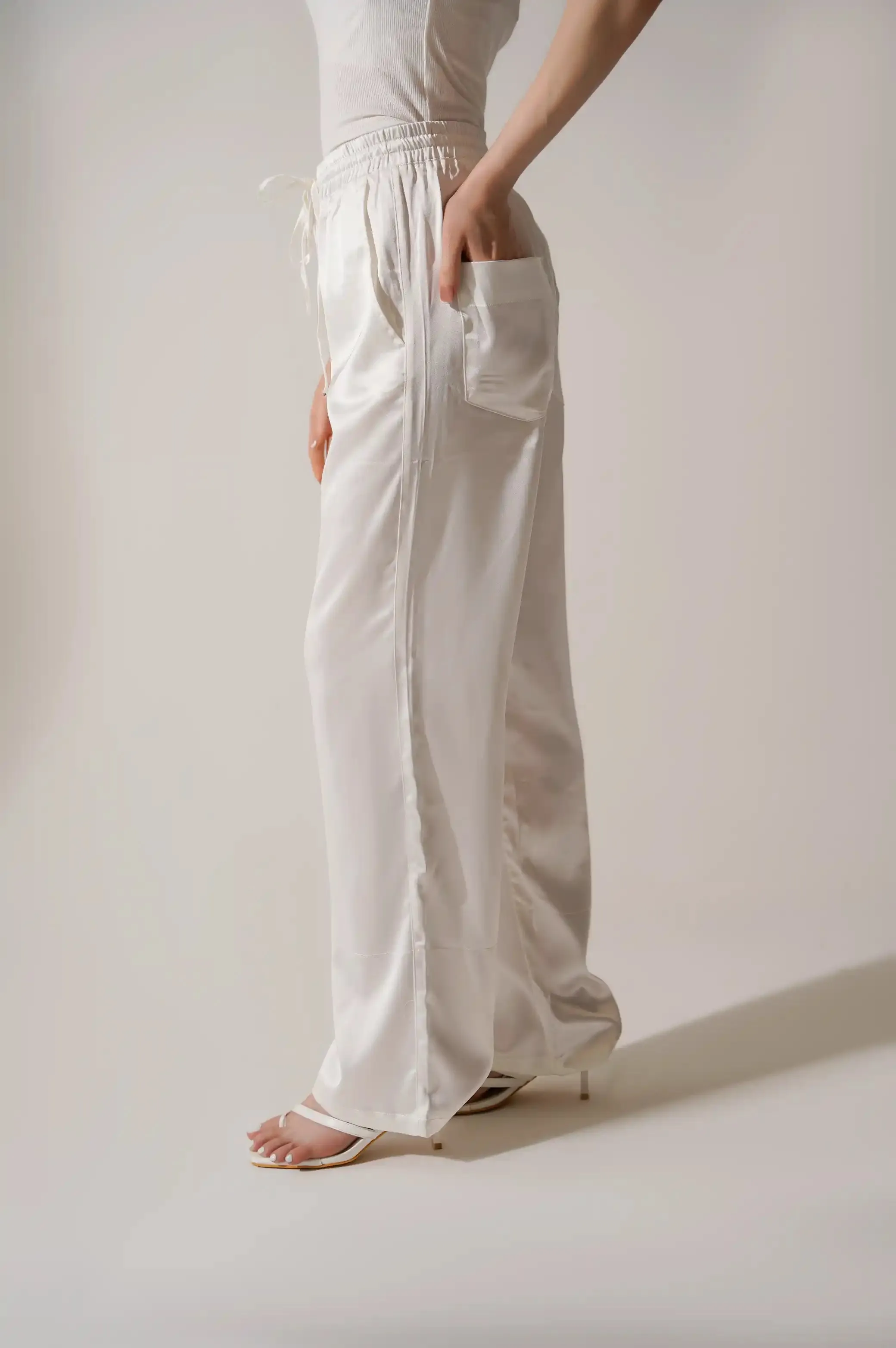 FORMAL SILK LONG PANTS