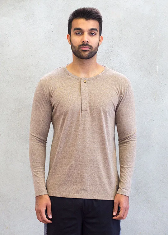 Get Ripped Long Sleeve Henley T-Shirt