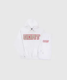 GOAT Classic Chenille Sweatsuit (White Oreo)