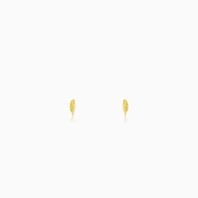 Golden Alluring Stud Earrings