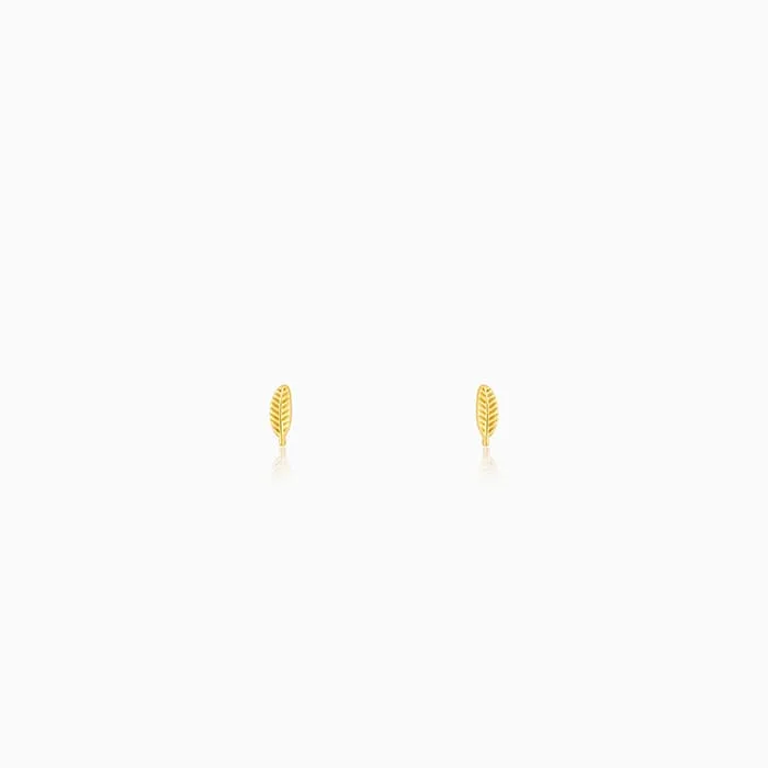 Golden Alluring Stud Earrings