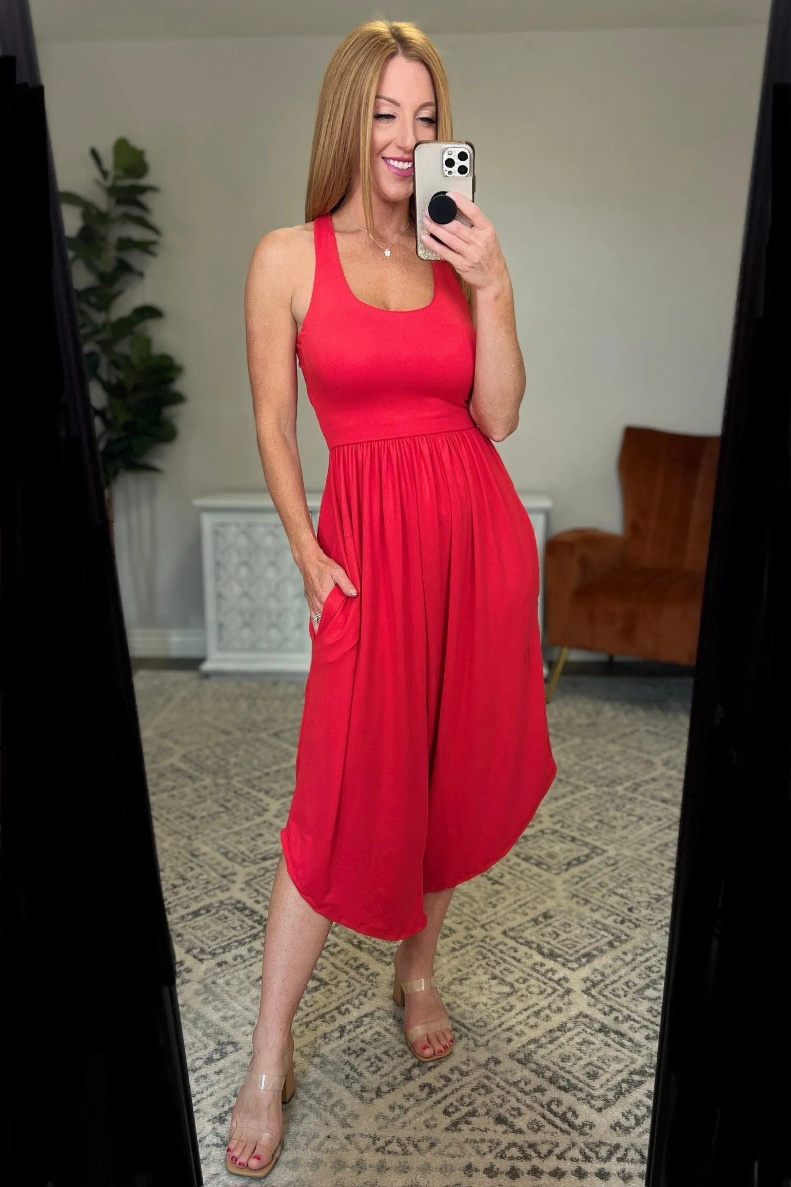 Good Idea Jumpsuit in Red