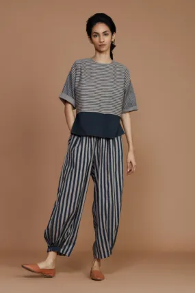 Grey with Charcoal Striped NHera Pants