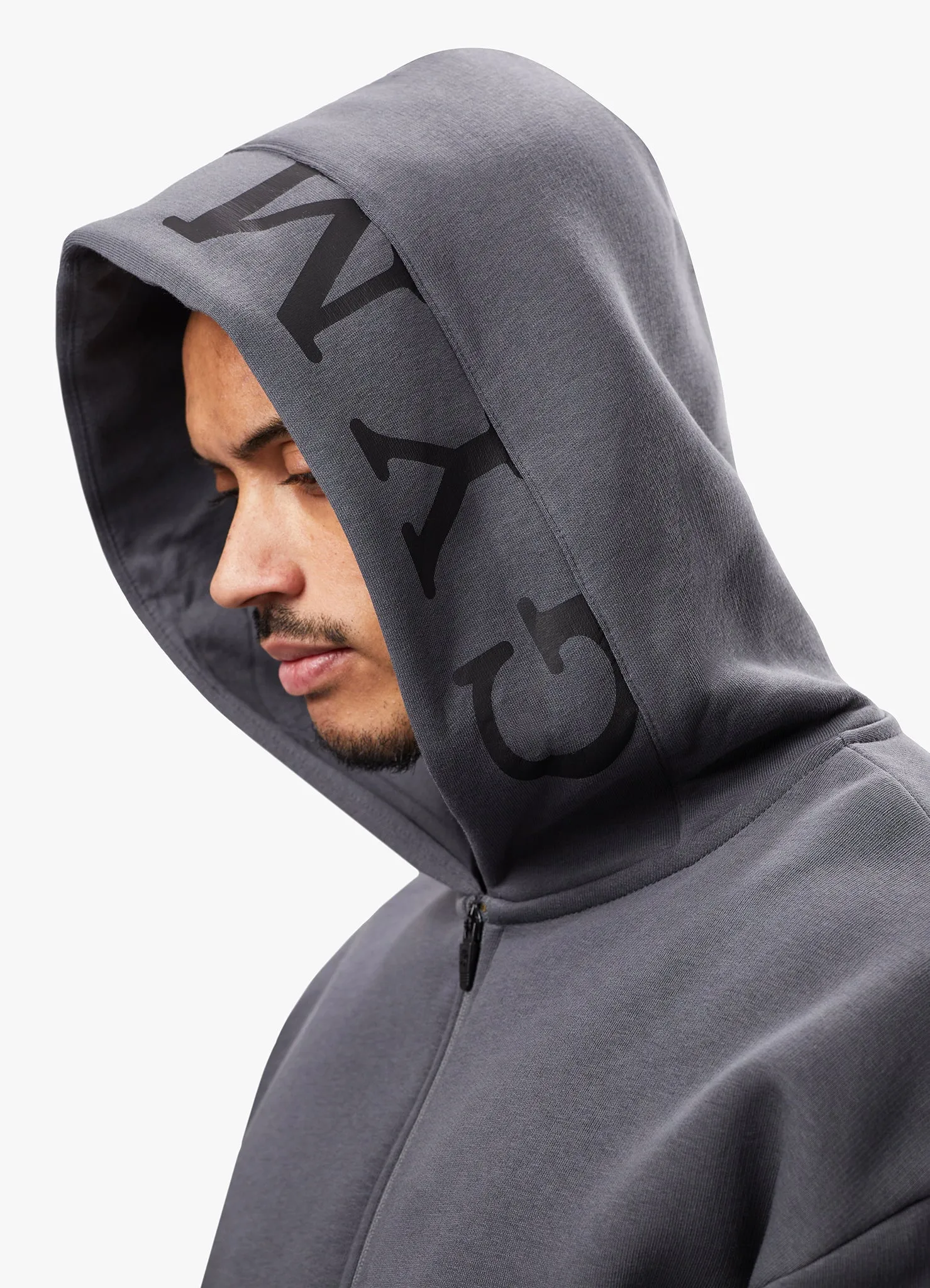 Gym King Alpha 1/2 Zip Hood - Graphite