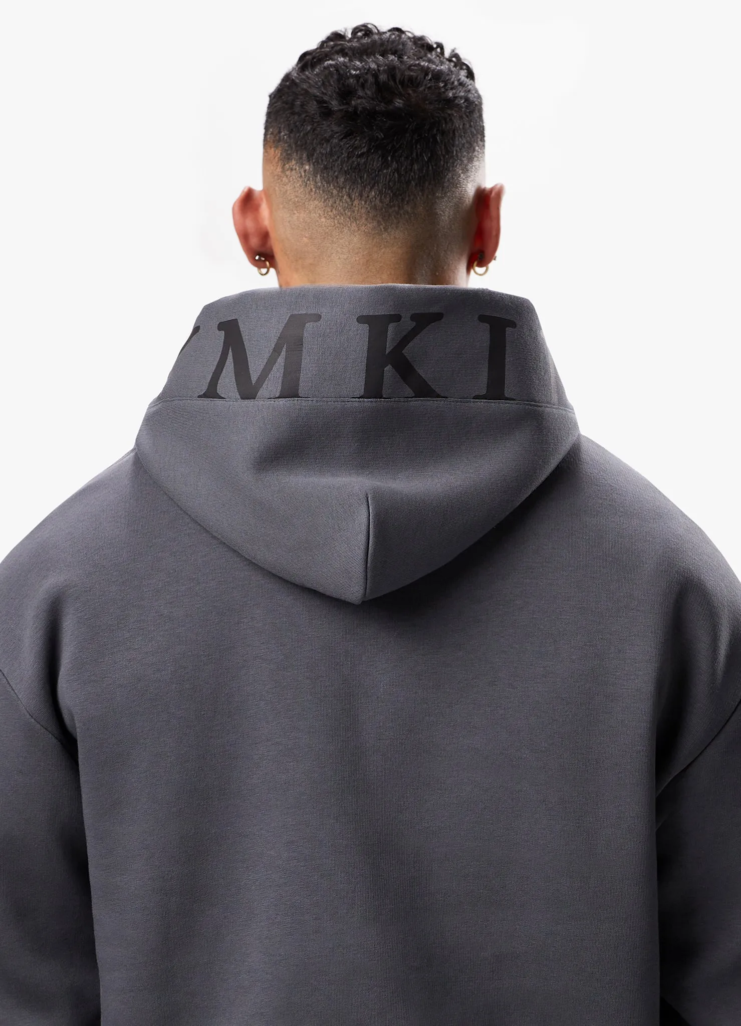 Gym King Alpha 1/2 Zip Hood - Graphite