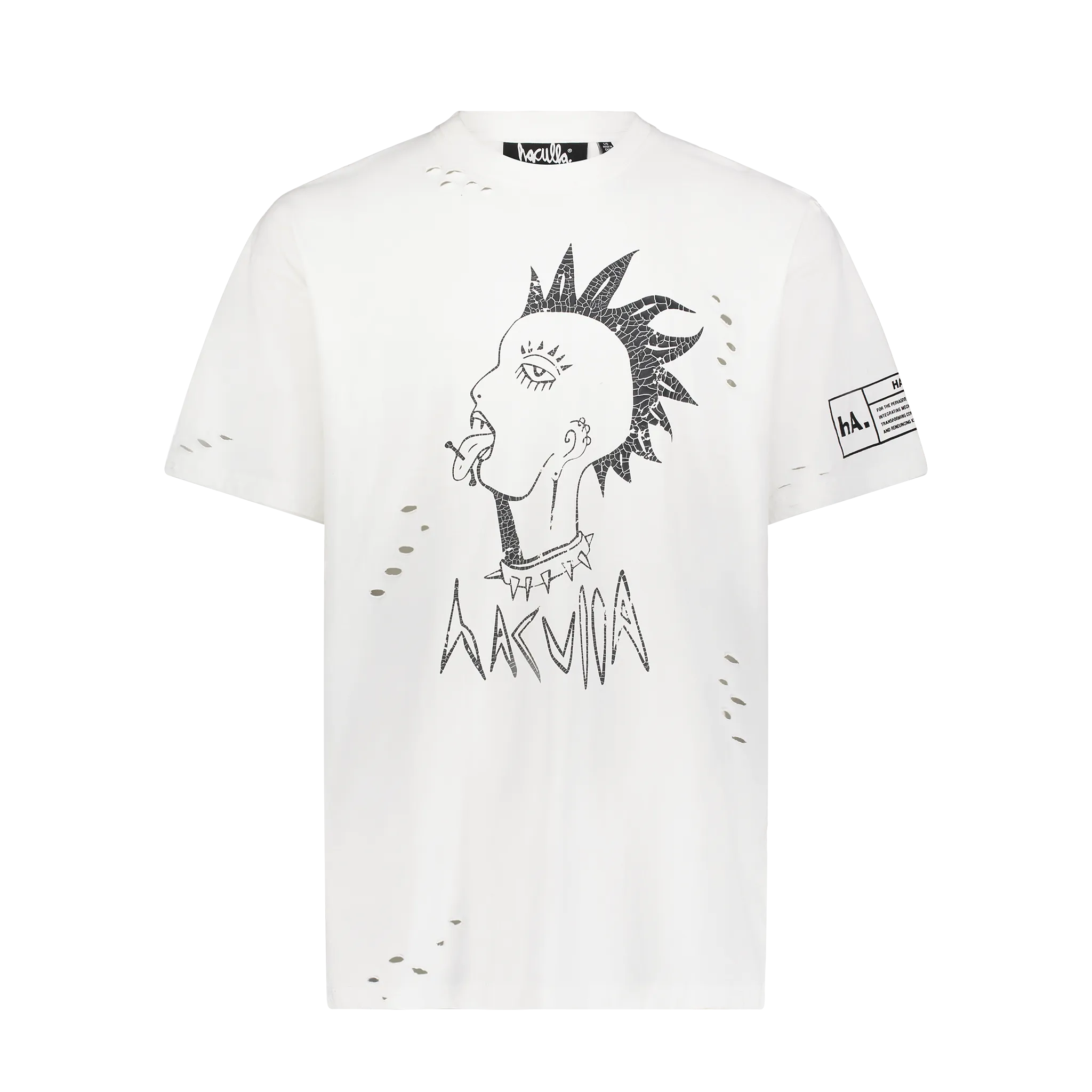 HAC PUNK TEE WHITE