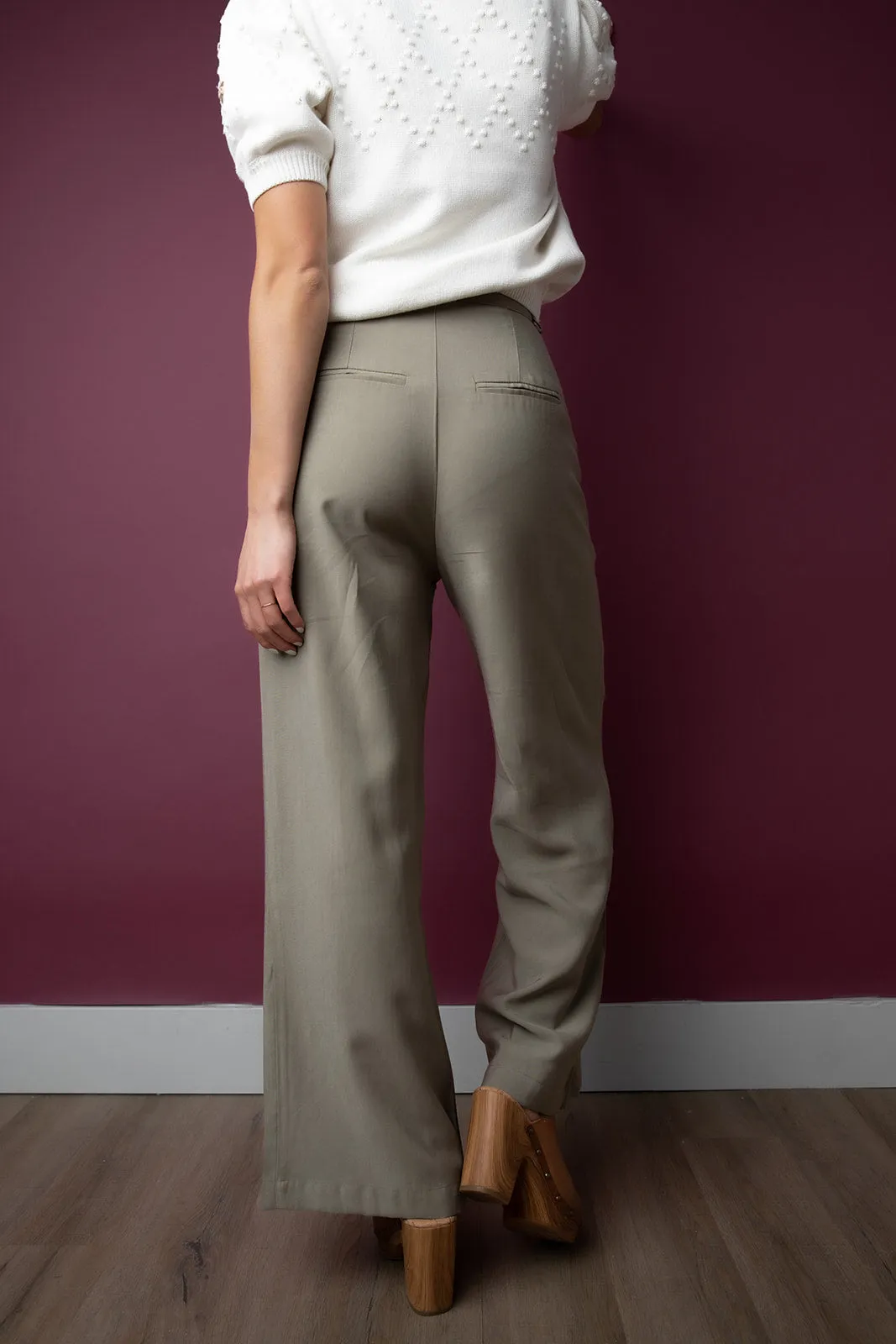 Happier than Ever Highwaisted Pants - Three Colors FINAL SALE