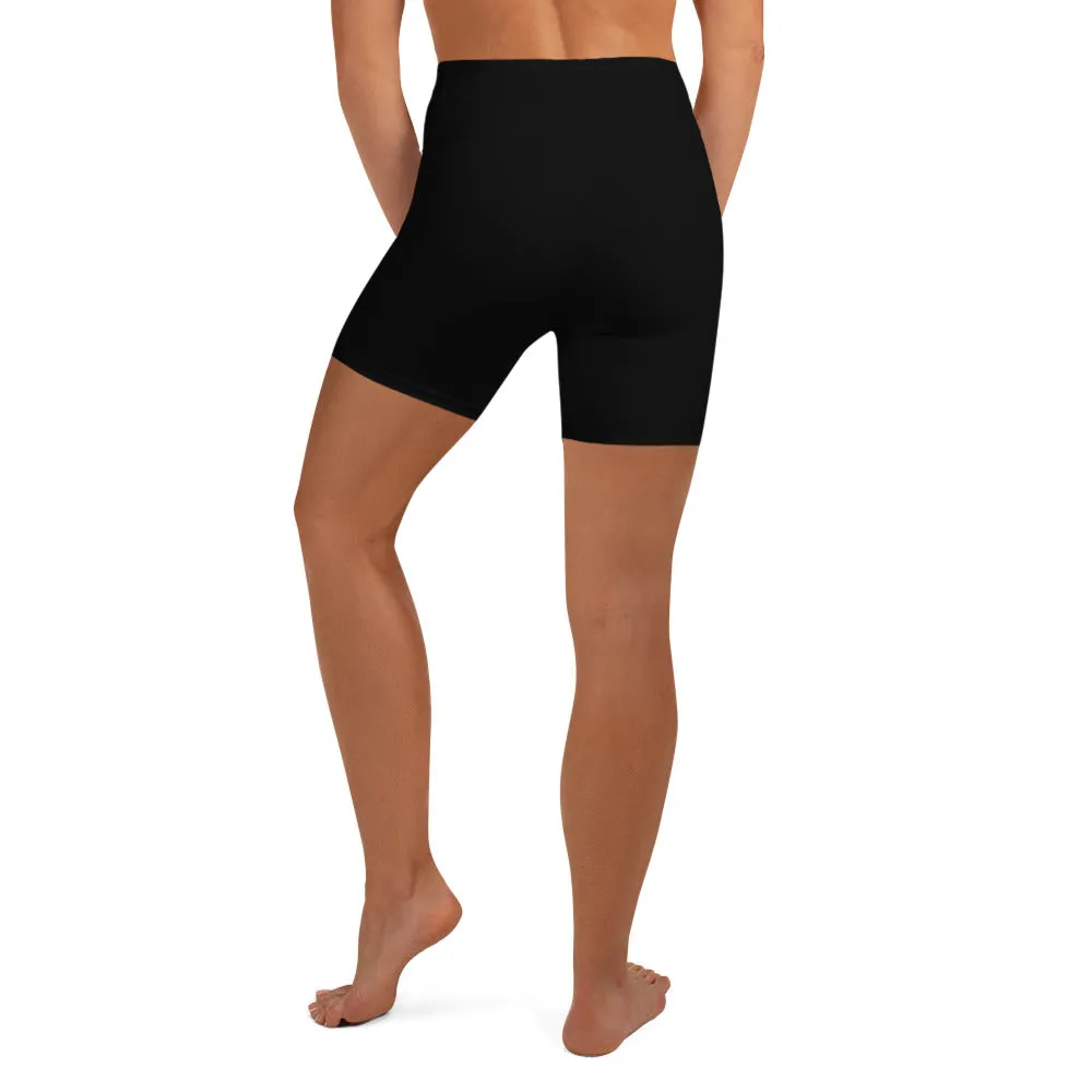 #HaterzStayBack Women's Yoga Shorts (Black)