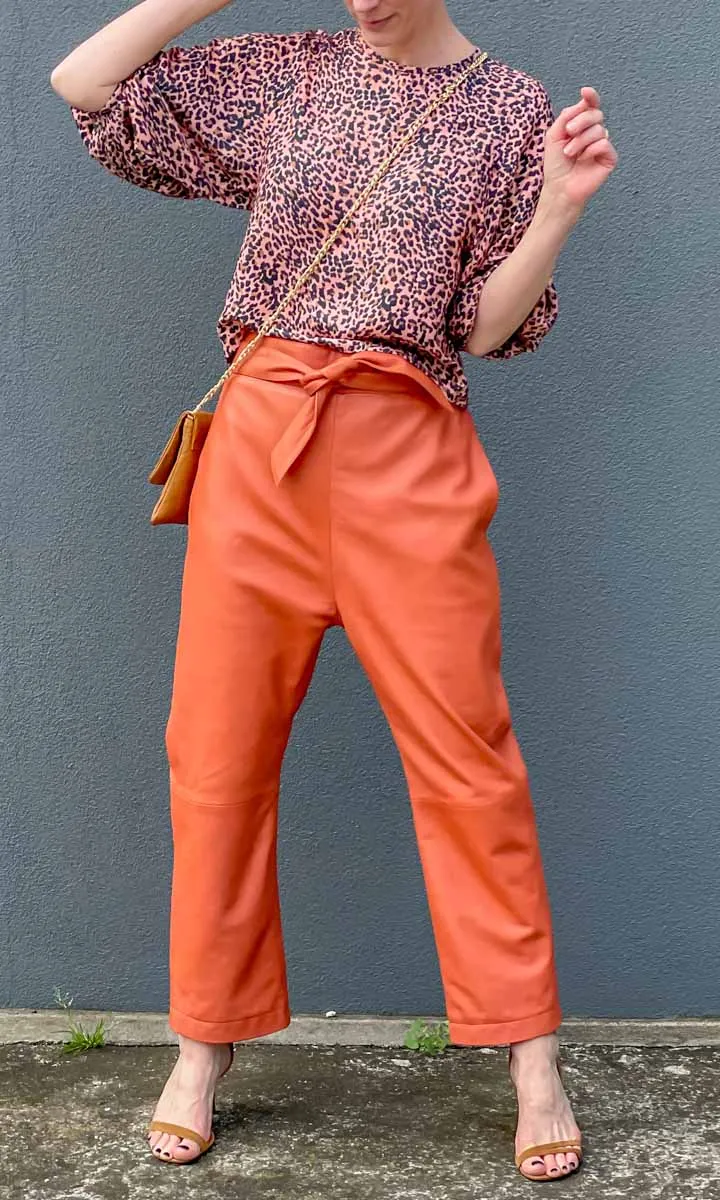 Hoss KEZ Apricot  Leather Pants