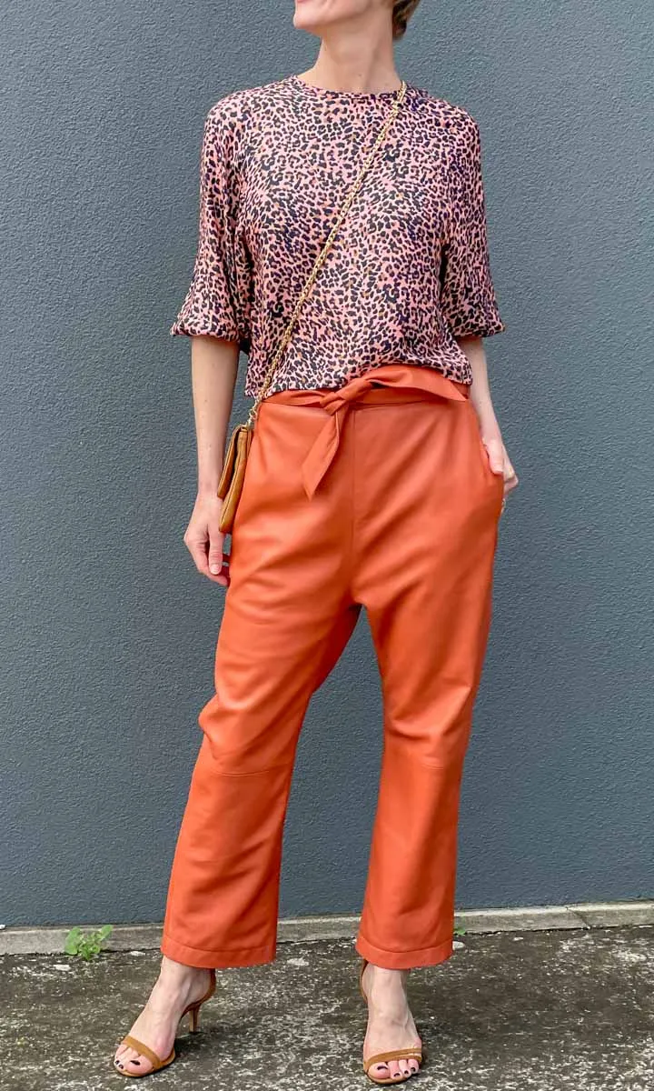 Hoss KEZ Apricot  Leather Pants