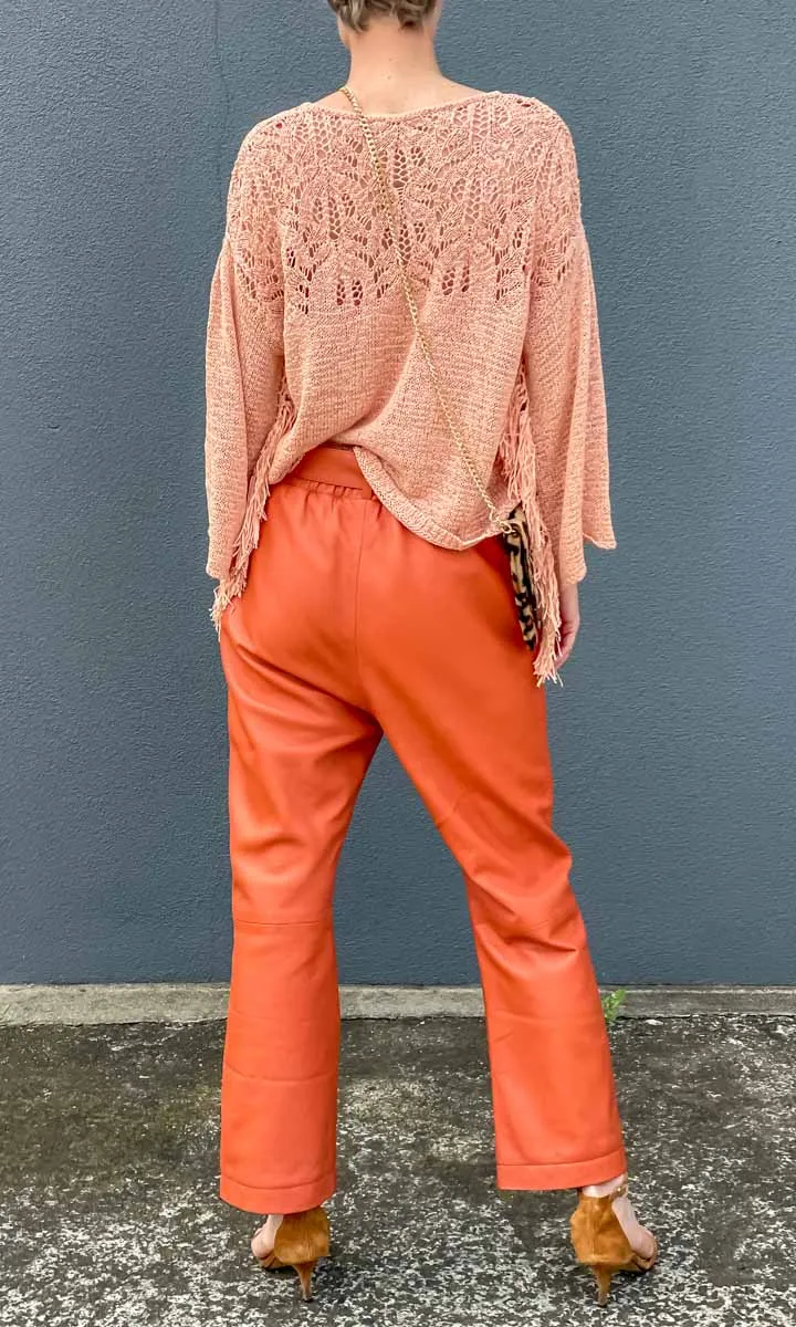 Hoss KEZ Apricot  Leather Pants