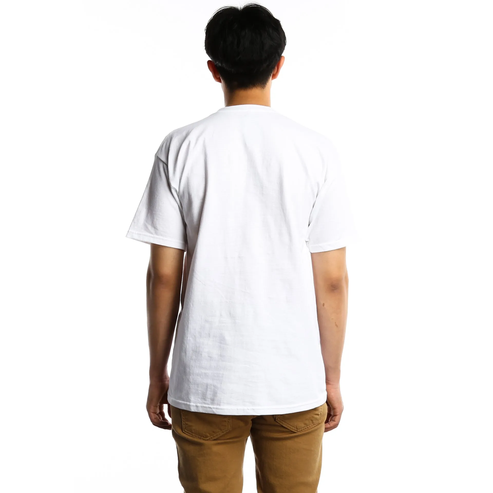 HUF OG Logo Ripped Tee - White