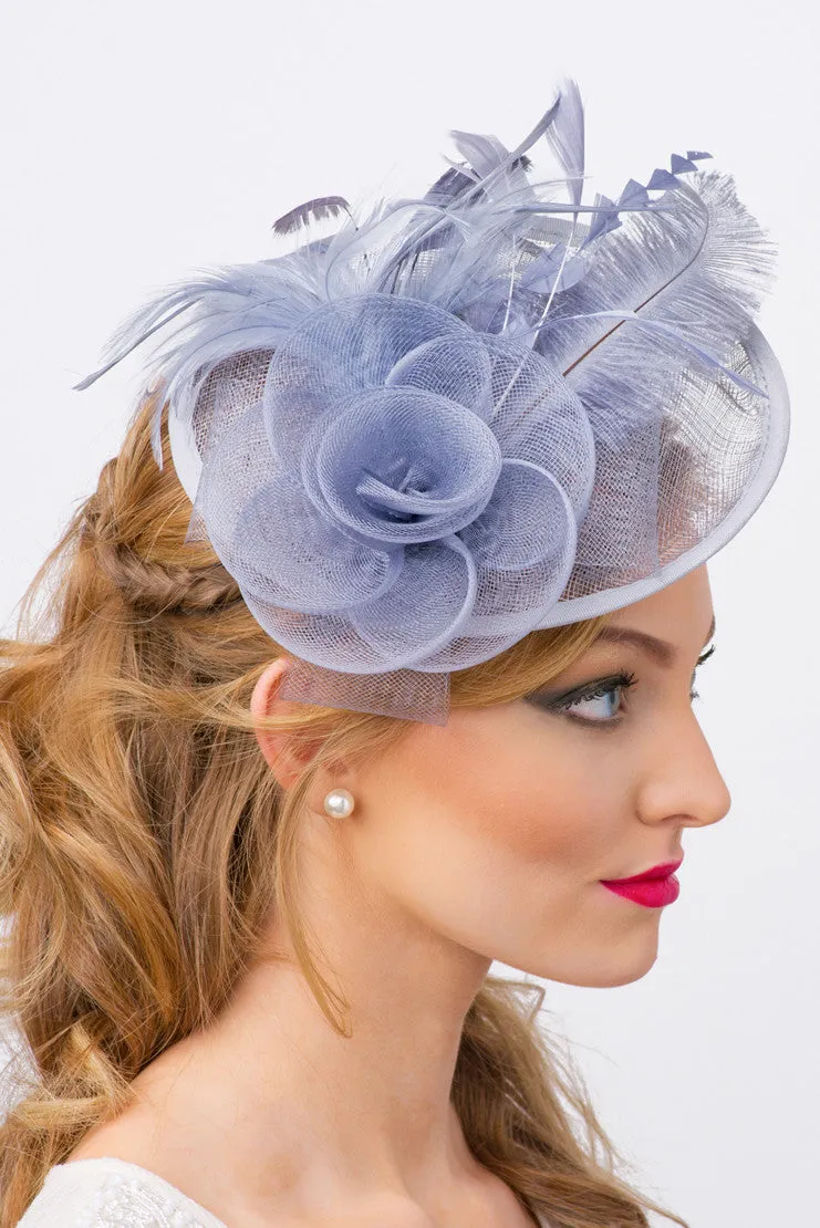 Kate Fascinator - Gray