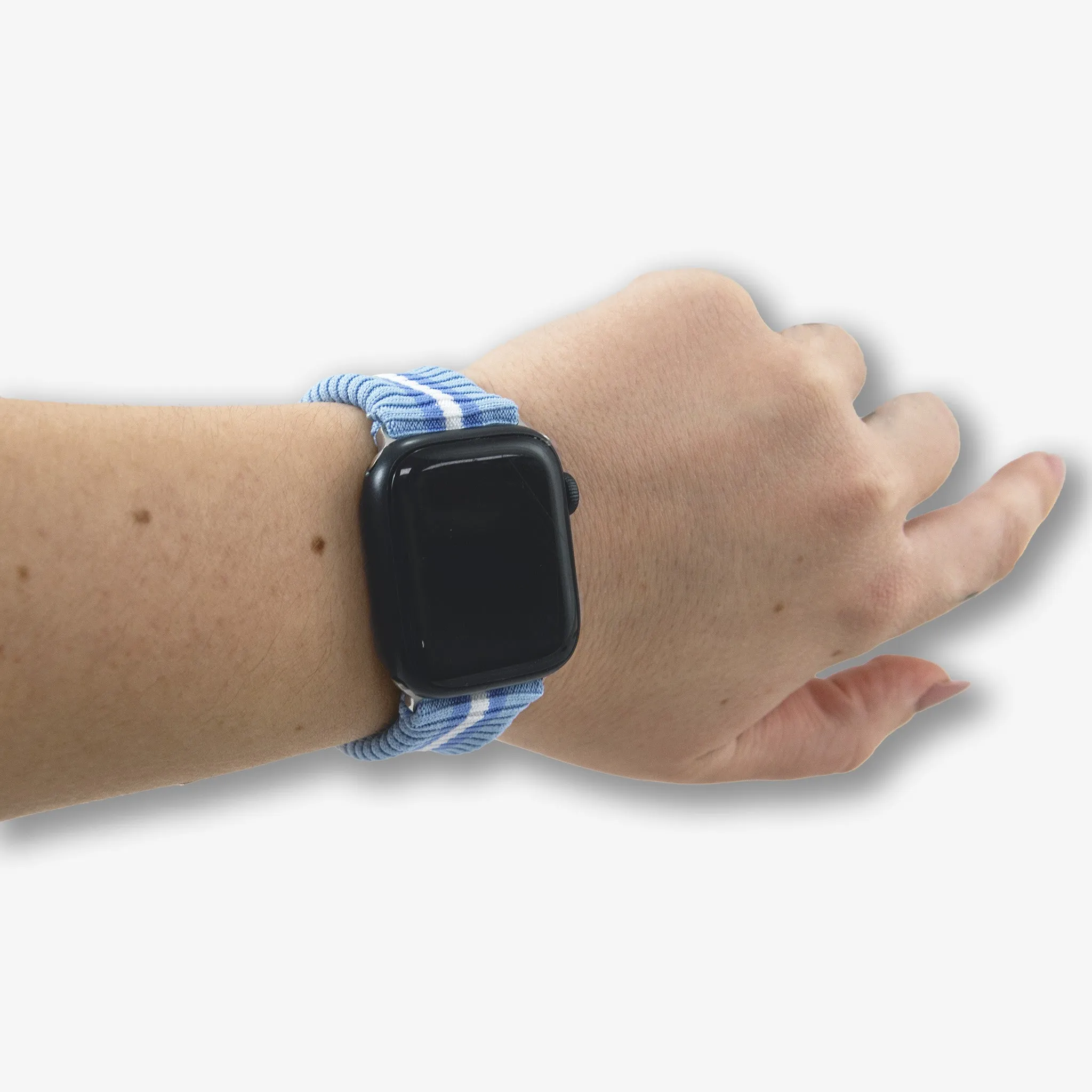 Knit Apple Watch Band - Varsity Blue