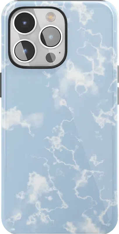 Light Blue Skies | Marble Clouds Case