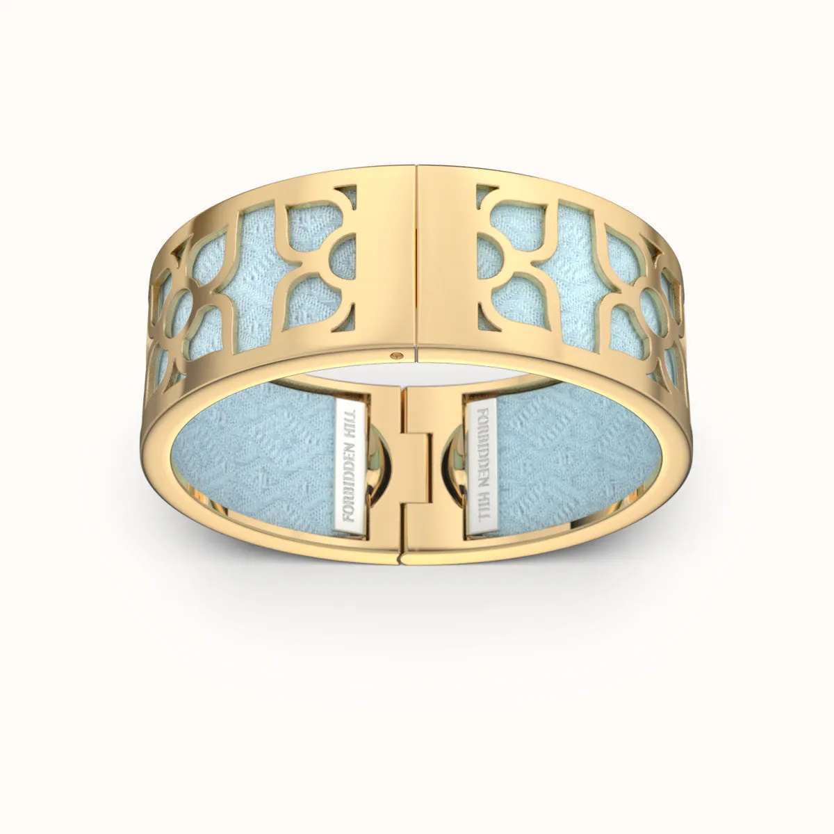 Lotus Bangle - Mist Blue