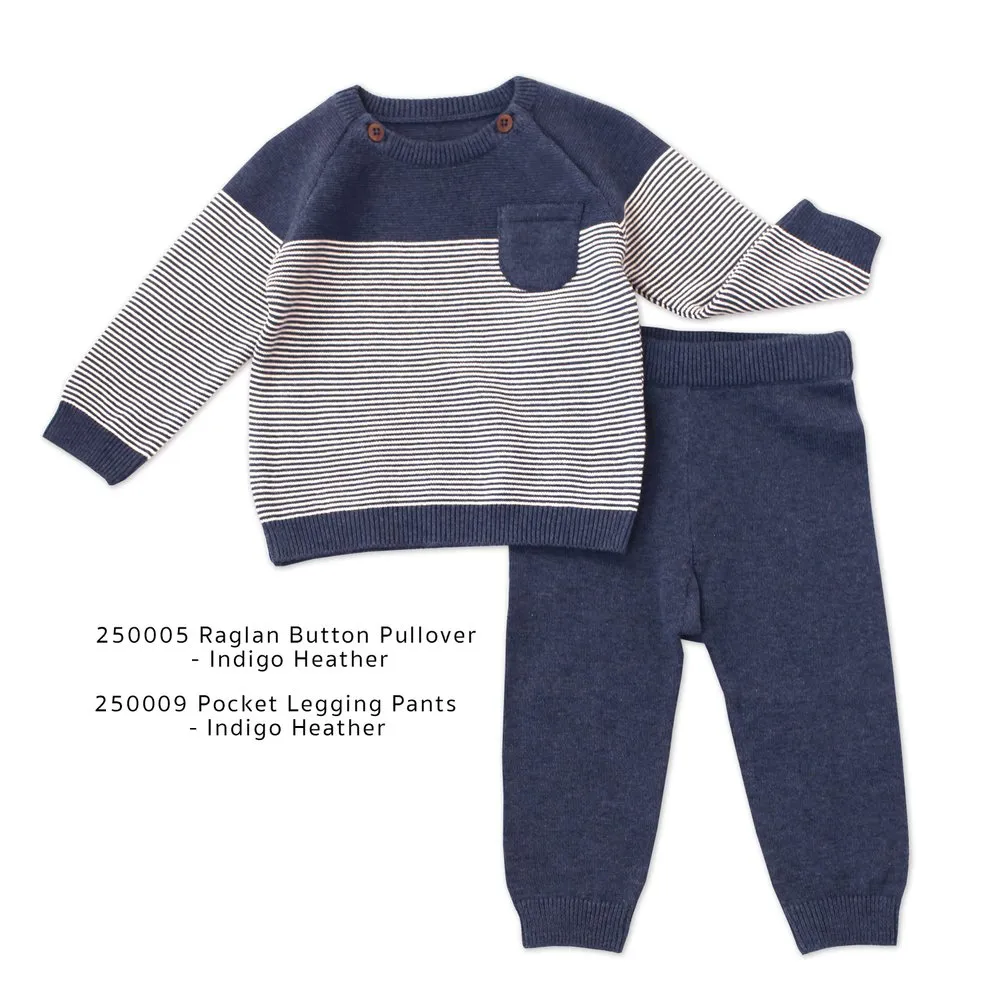 Milan Heather Knit Pocket Legging Pants