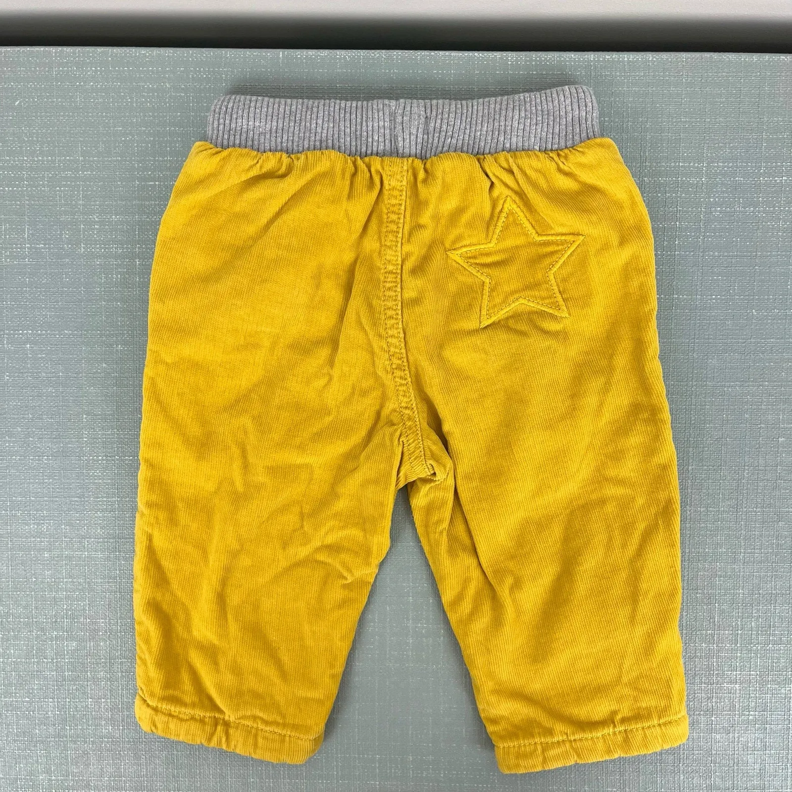 Mini Boden Jersey-Lined Cord Star Pocket Pants 3-6 Months