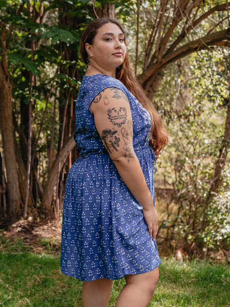 Nashville Plus Size Dress - Indigo Mix