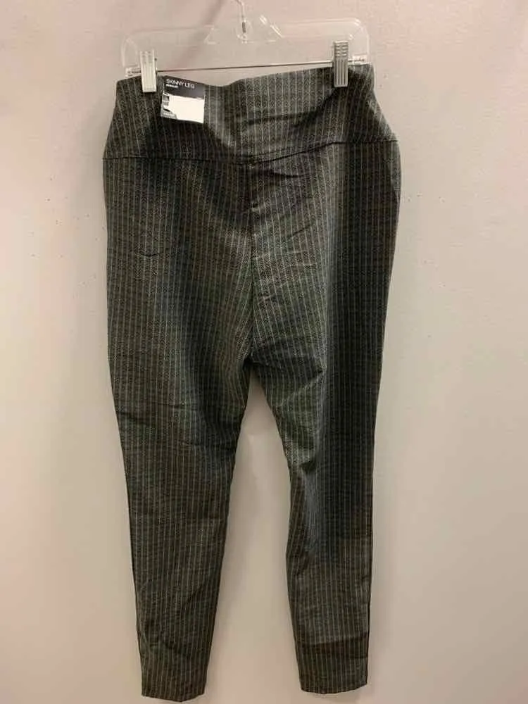 NWT Size XS INC BOTTOMS Gray Herringbone SKINNY Pants