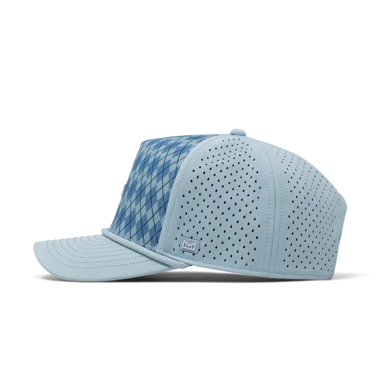 Odyssey Links Hydro Hat- Blue Argyle- Melin