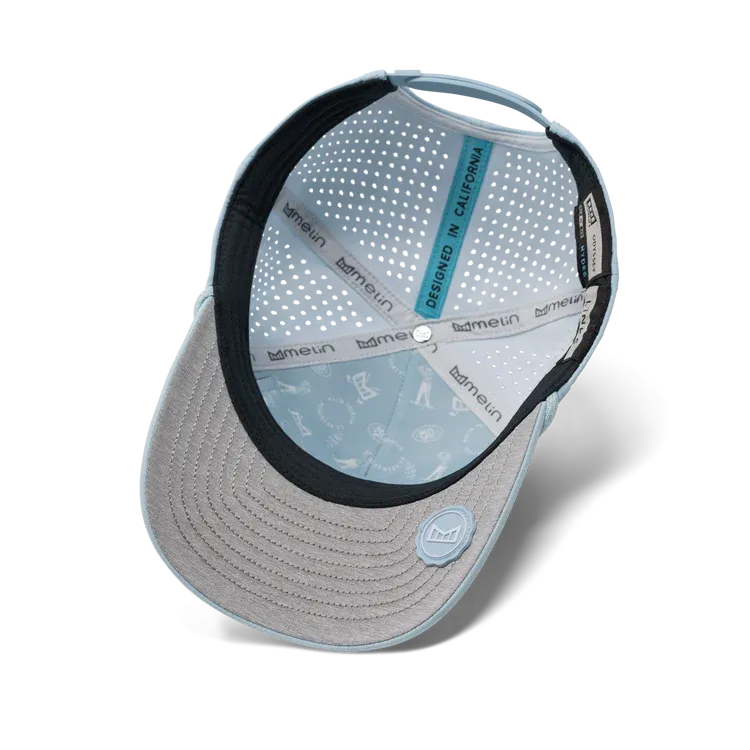 Odyssey Links Hydro Hat- Blue Argyle- Melin