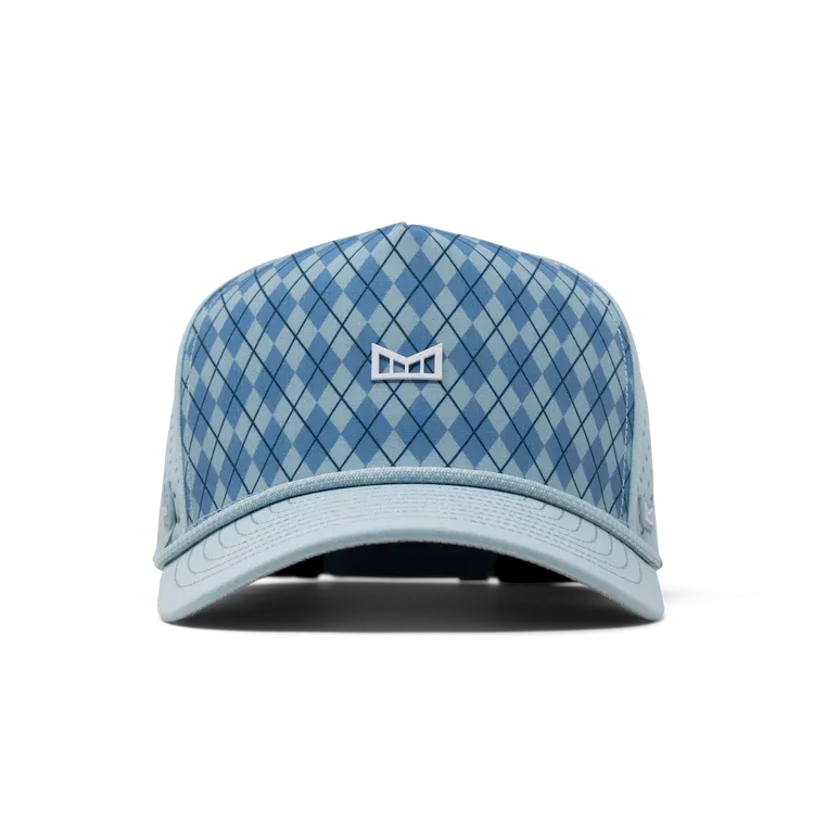 Odyssey Links Hydro Hat- Blue Argyle- Melin