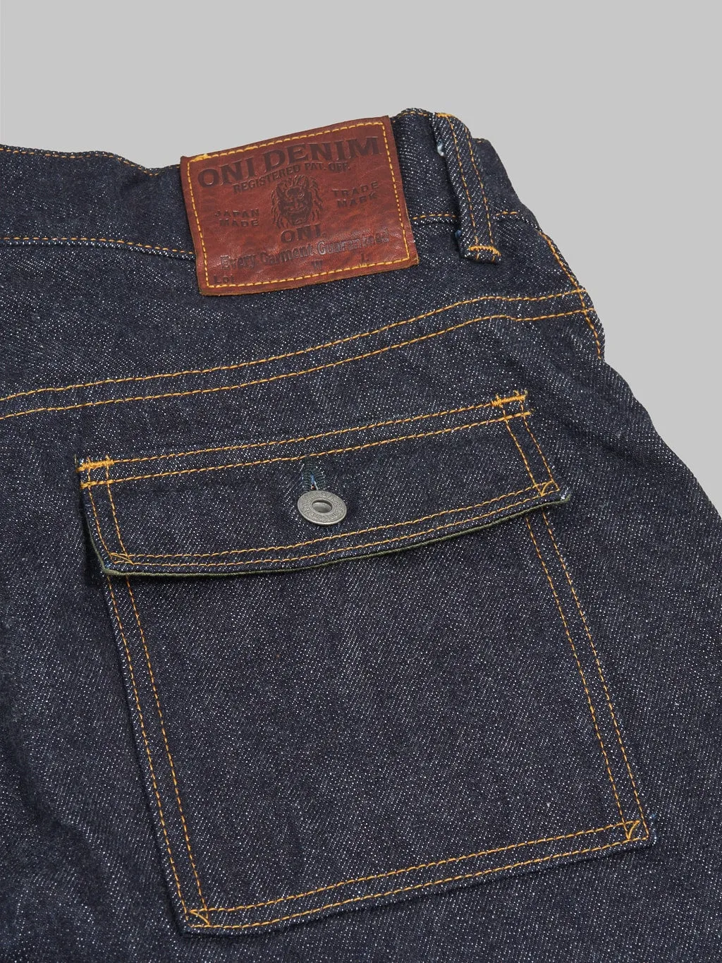 ONI Denim 107 Low Tension 15oz Bush Pants - Premium Quality, Comfortable Fit, Durable Fabric