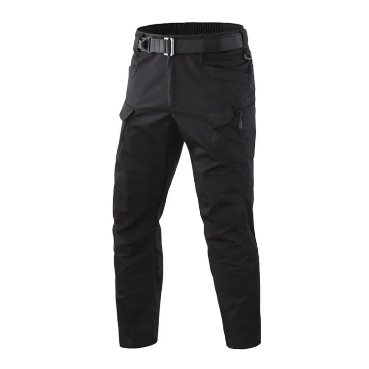 Outdoor  Plaid Anti-tear Multi-pocket Men's Pants