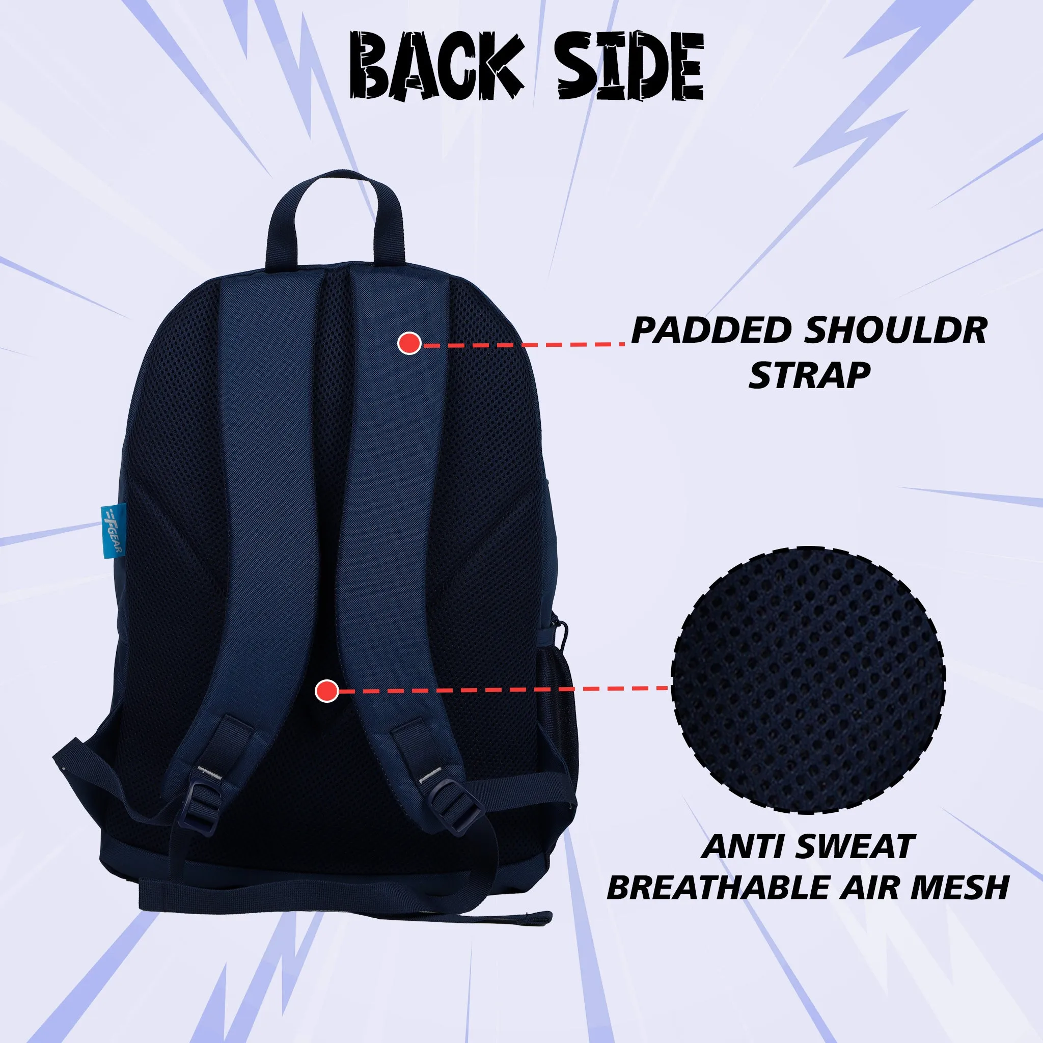 Paw Navy Blue 21L Backpack