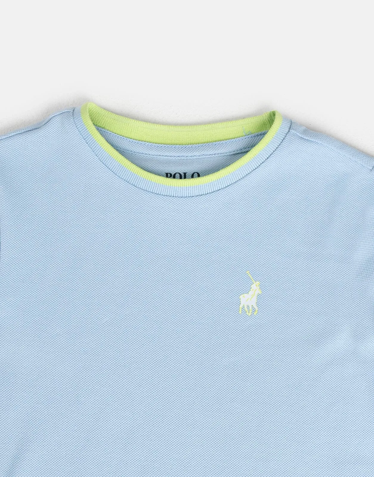 Polo Kids Cody Textured Light Blue T-Shirt