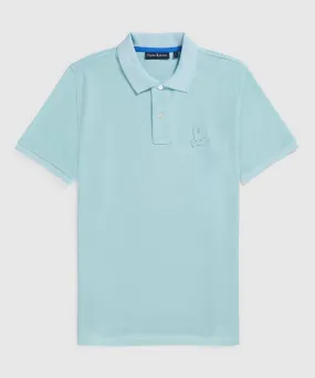 Psycho Bunny Damon Pique Polo - Seafoam