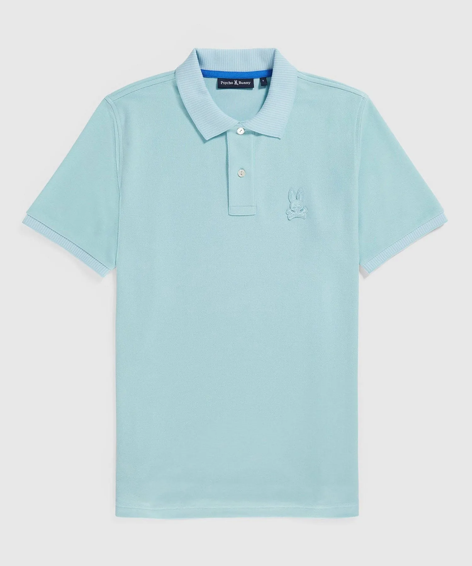 Psycho Bunny Damon Pique Polo - Seafoam