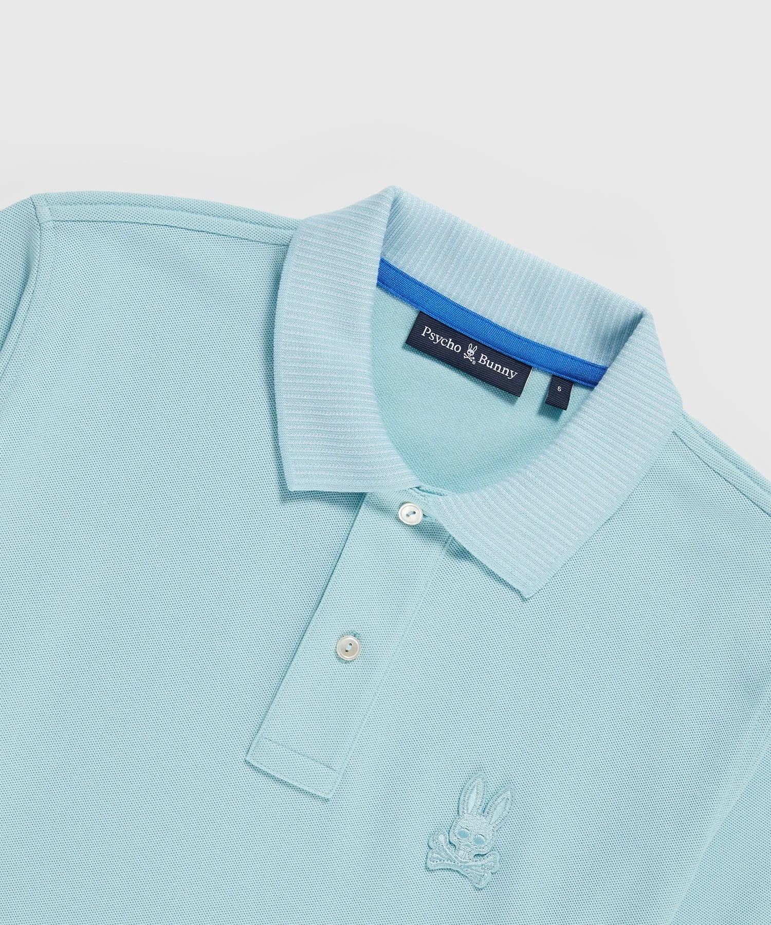 Psycho Bunny Damon Pique Polo - Seafoam