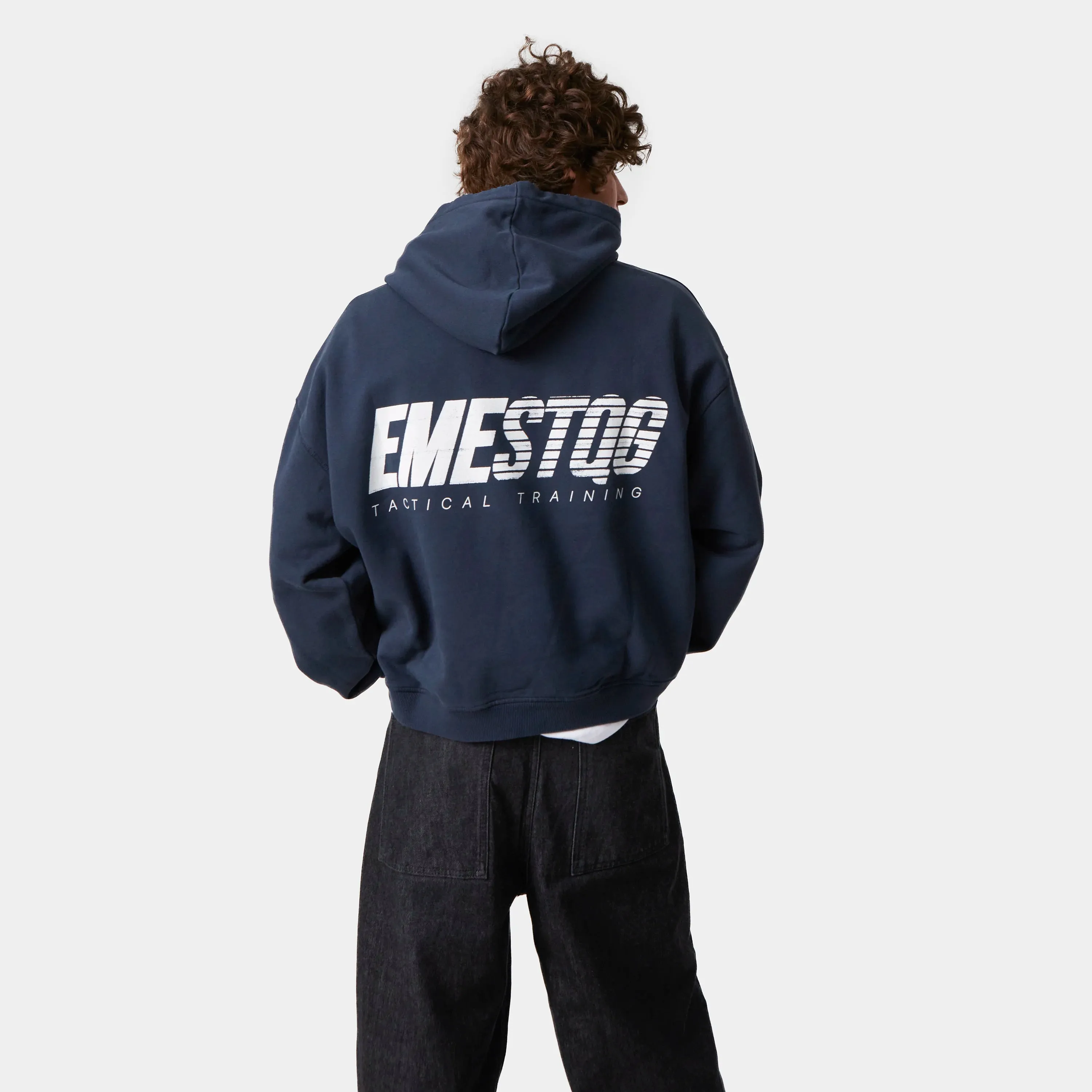 Shove Navy Oversized Hoodie