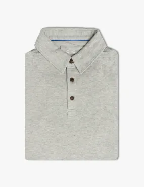 SMOKE CASHMERE POLO