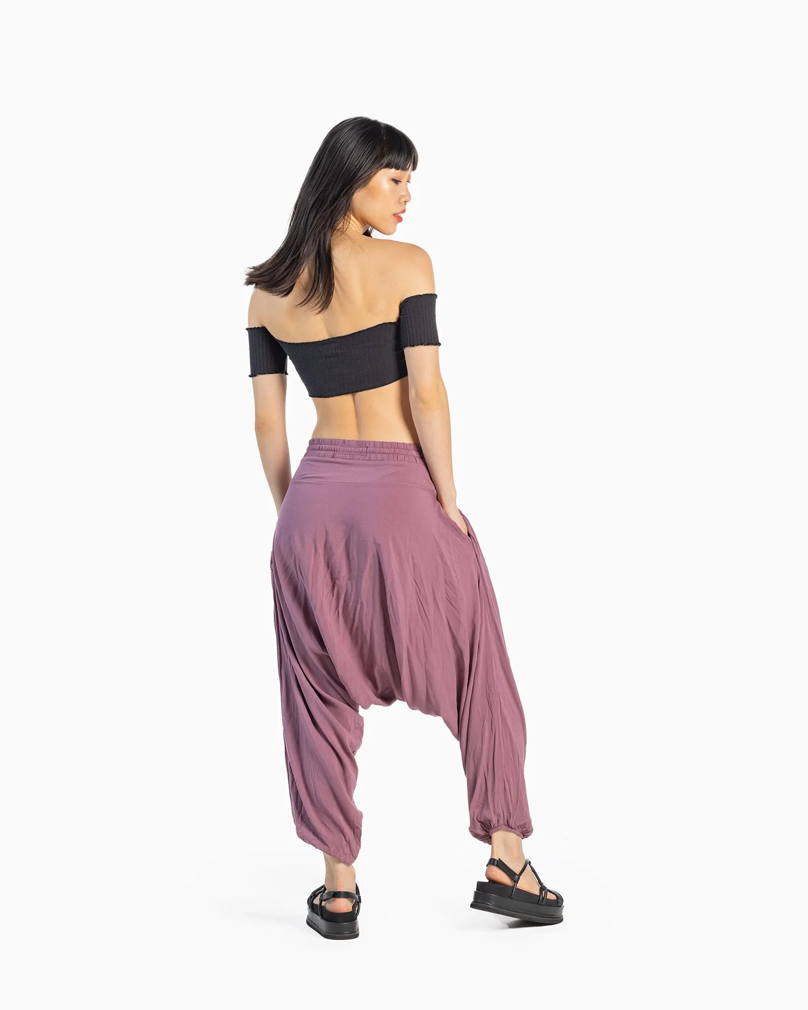 Solid Savannah Harem Pants