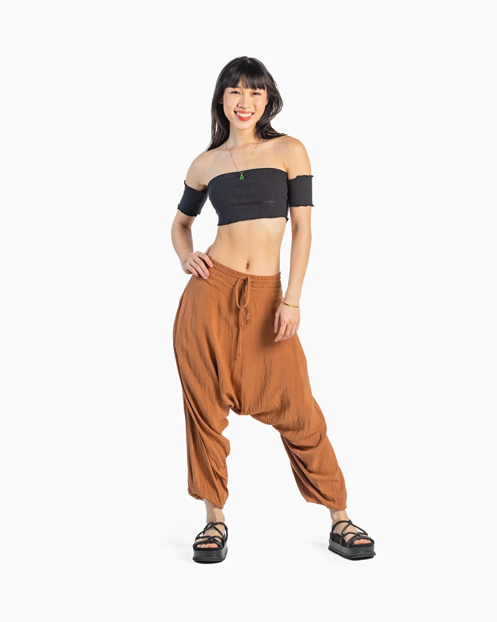 Solid Savannah Harem Pants