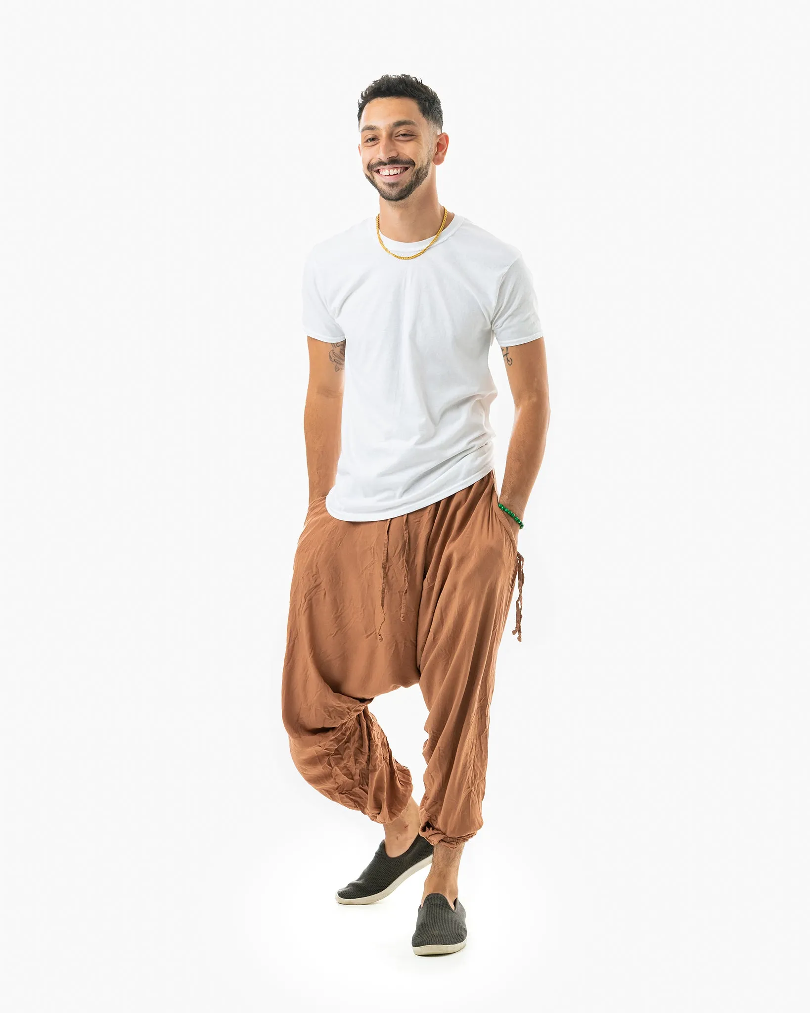 Solid Savannah Harem Pants