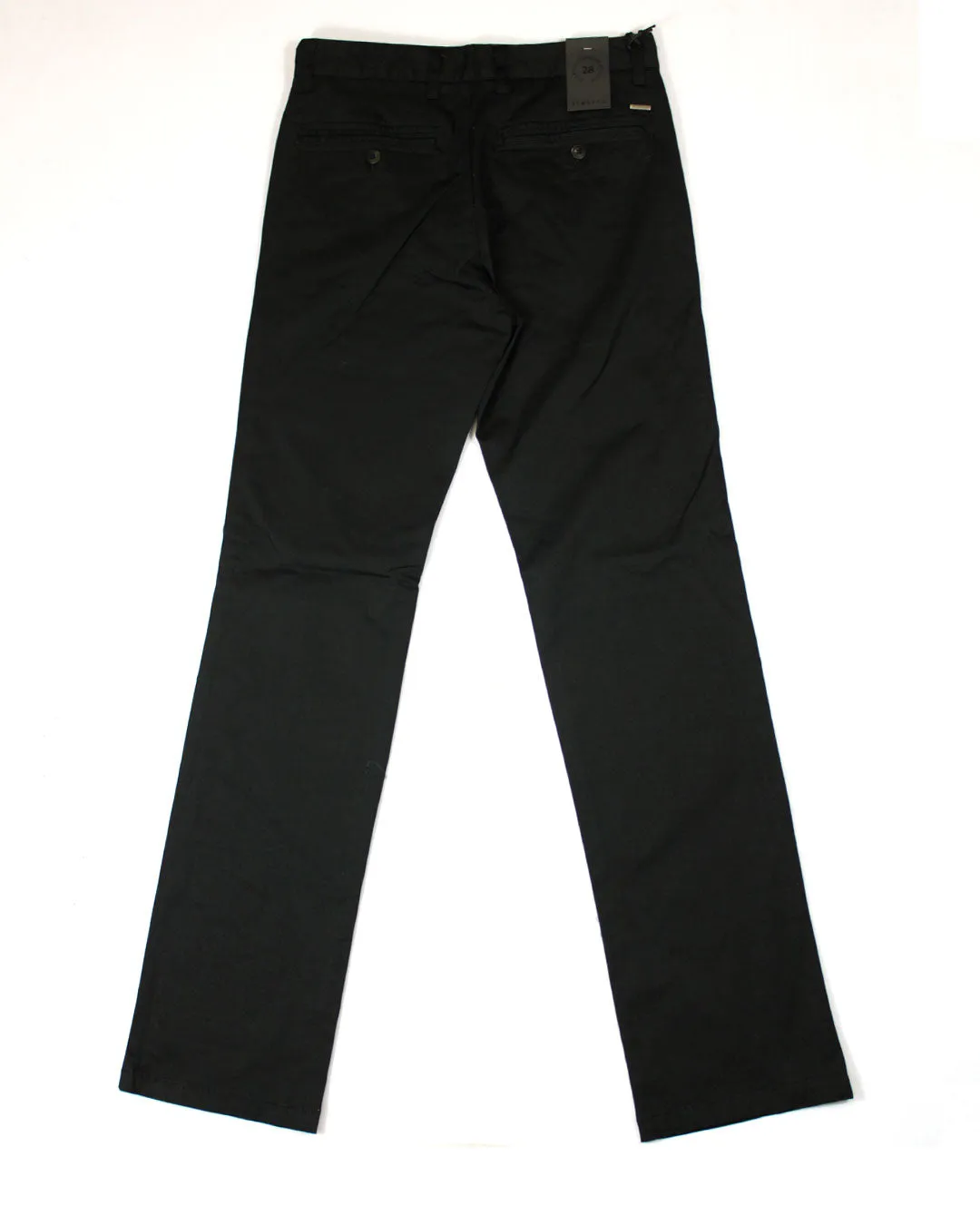 Stephan Black Stretch Chinos