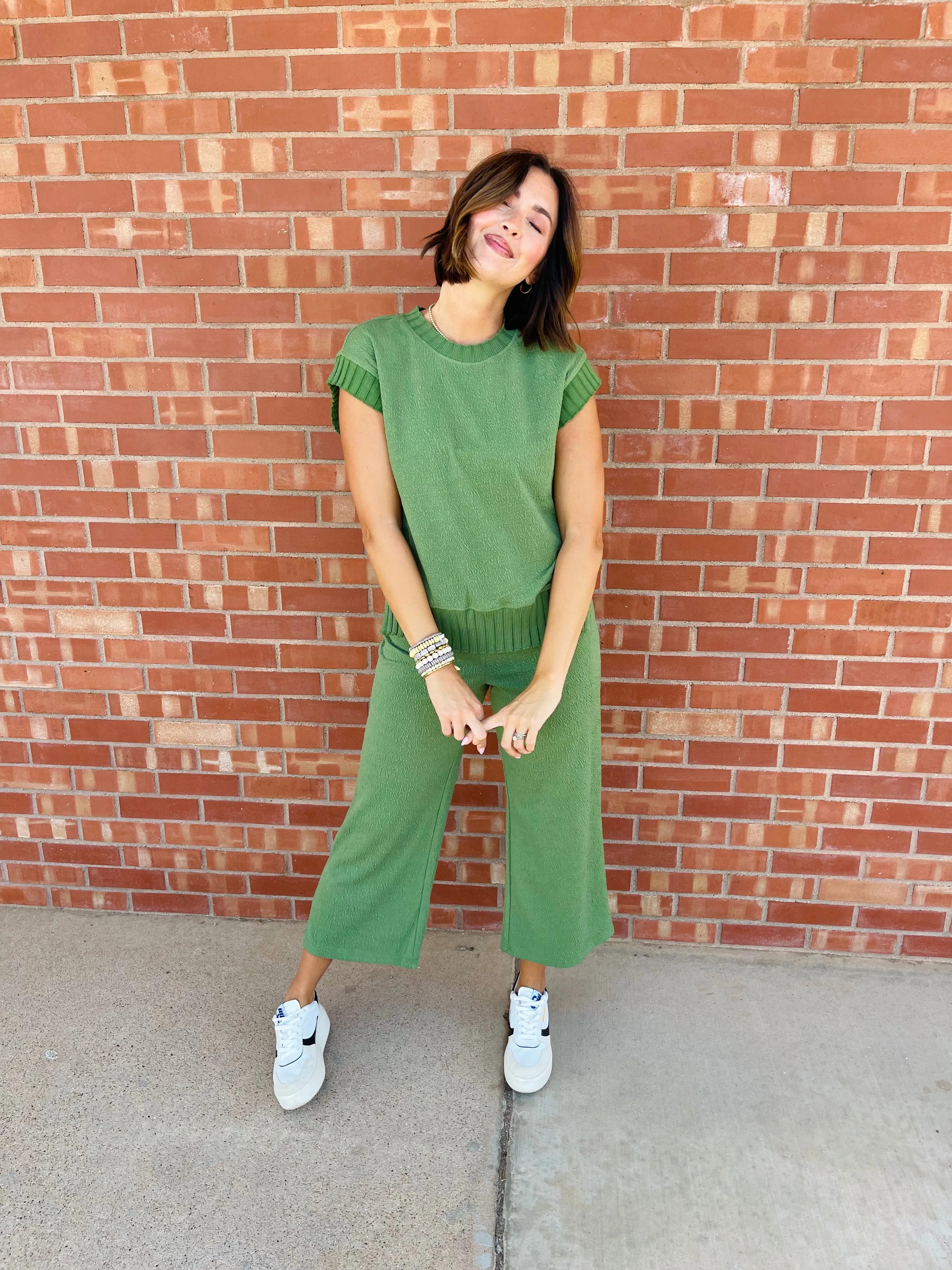 Sundays | Thalia Pants- Evergreen