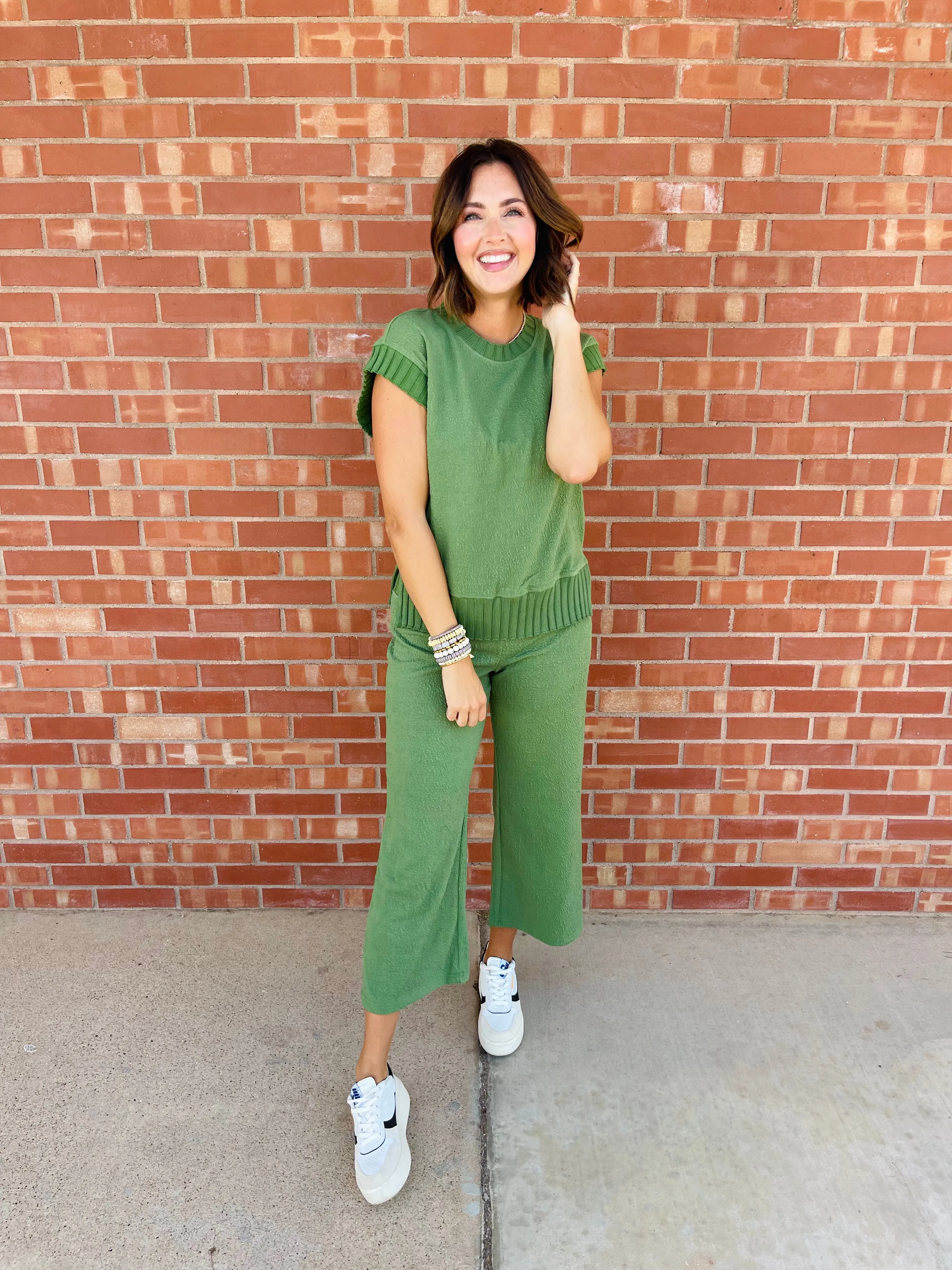 Sundays | Thalia Pants- Evergreen