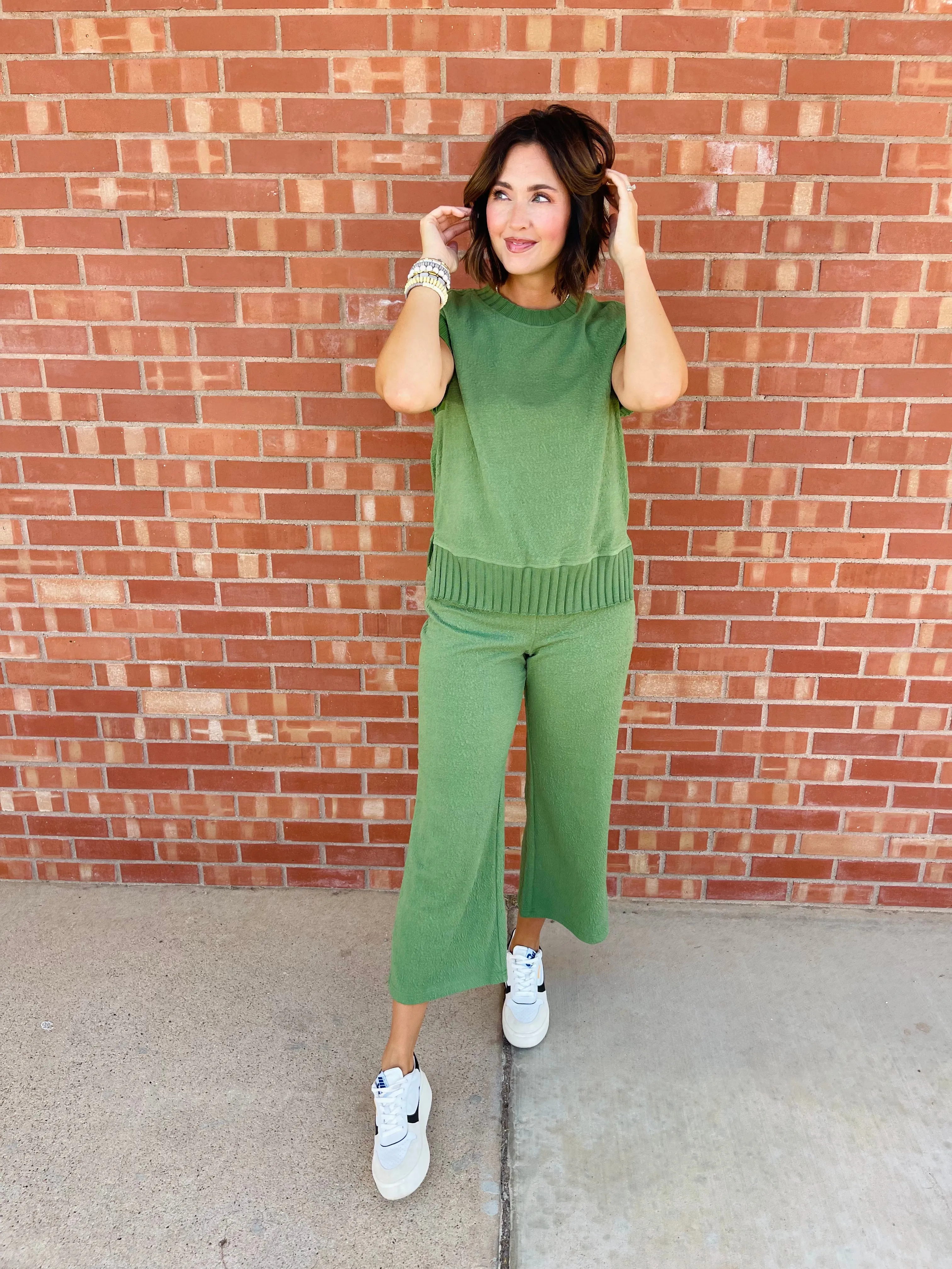 Sundays | Thalia Pants- Evergreen