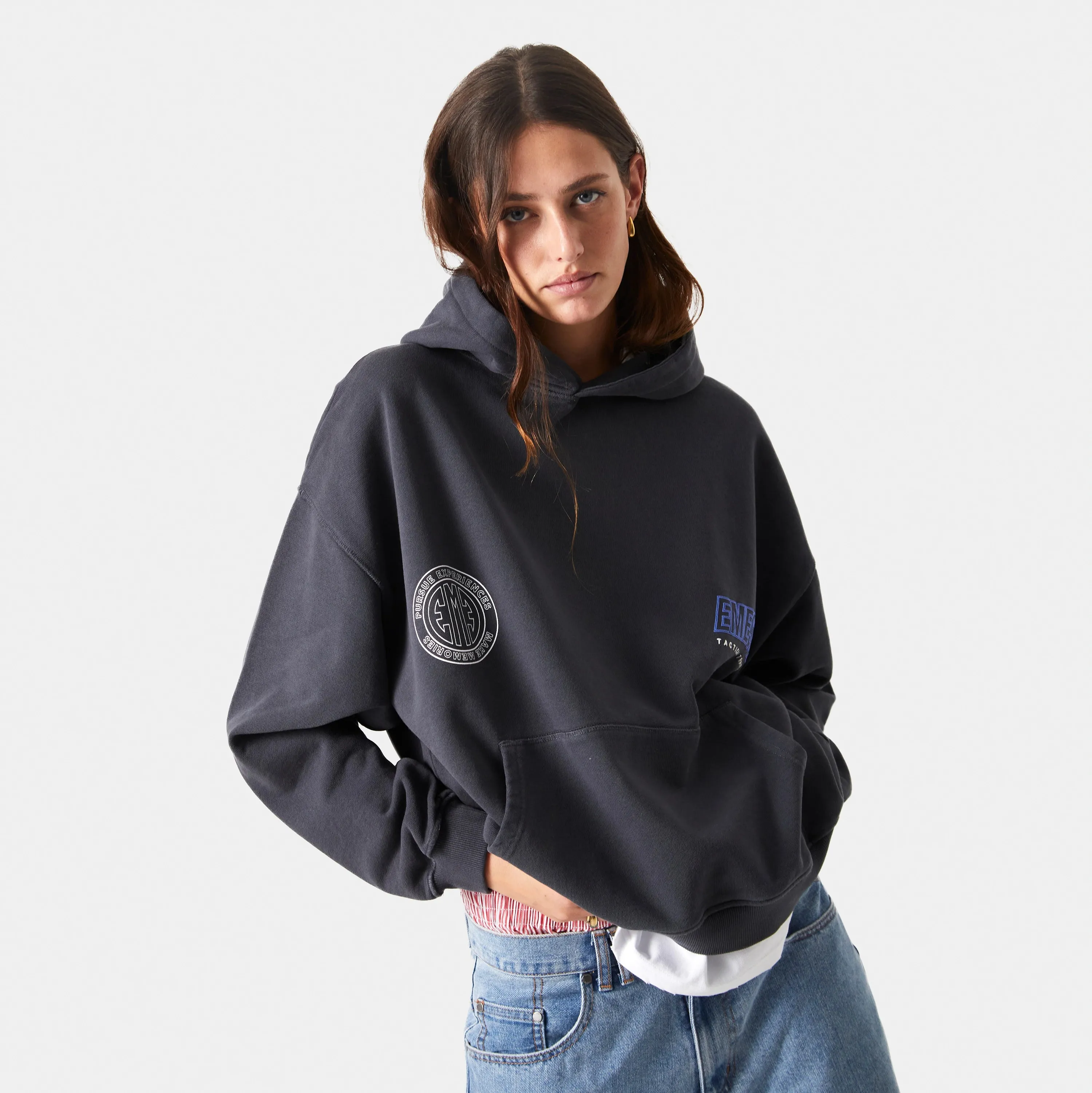 Tatter Shadow Oversized Hoodie