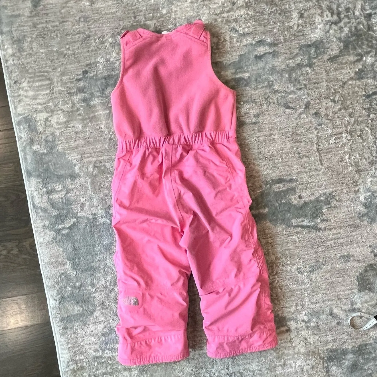 The North Face Girls Hyvent Insulated Pink Snow Bibs 4T