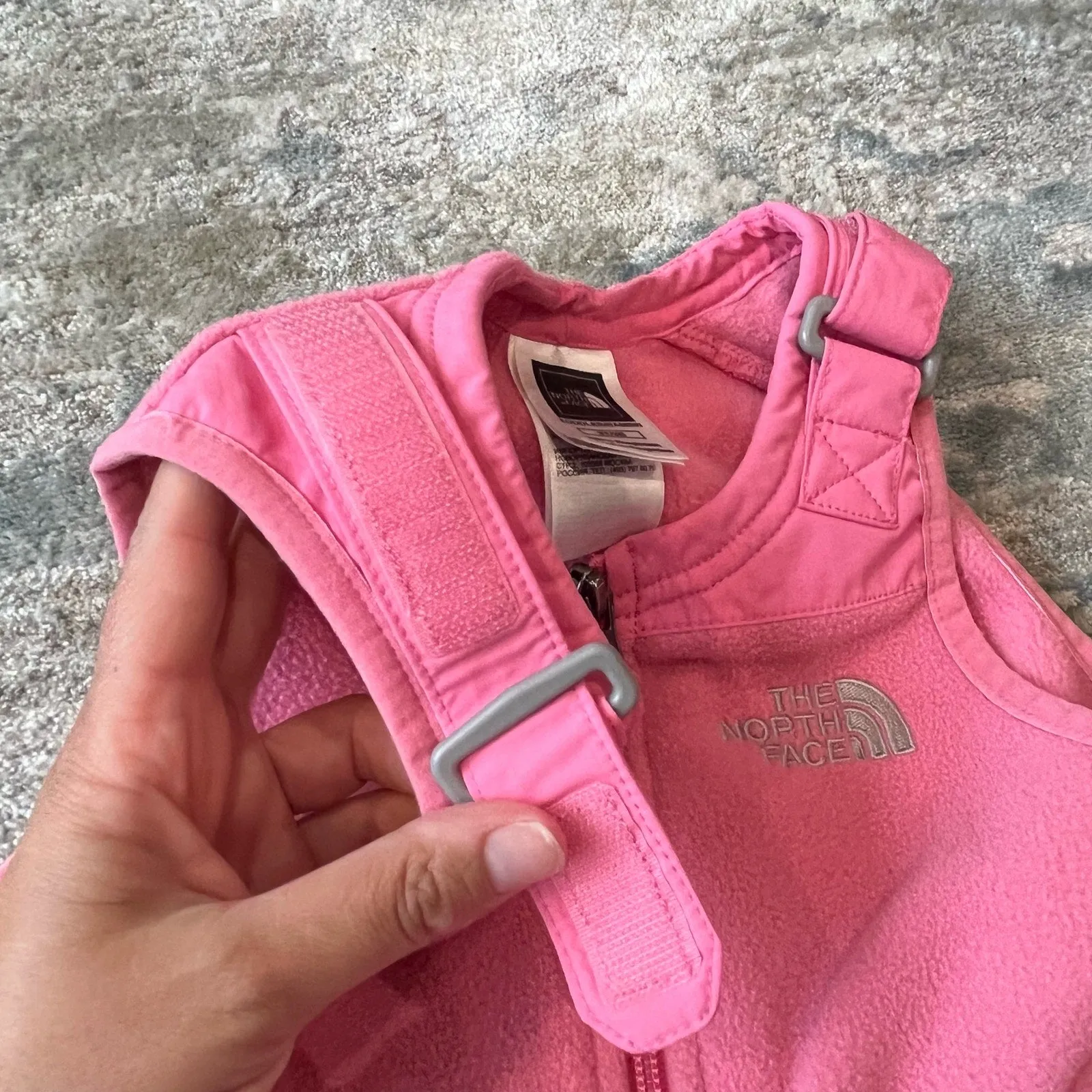 The North Face Girls Hyvent Insulated Pink Snow Bibs 4T